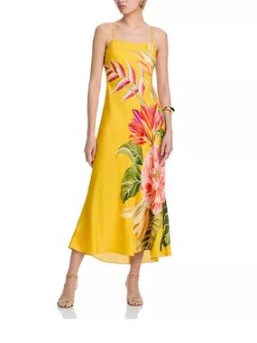farm rio heart sequin midi dress Farm Rio Heart Sequin Puff-Sleeve Midi Dress